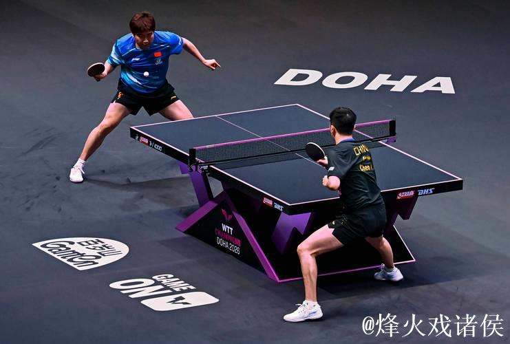 WTT多哈冠军赛：梁靖崑战胜队友 晋级男单八强